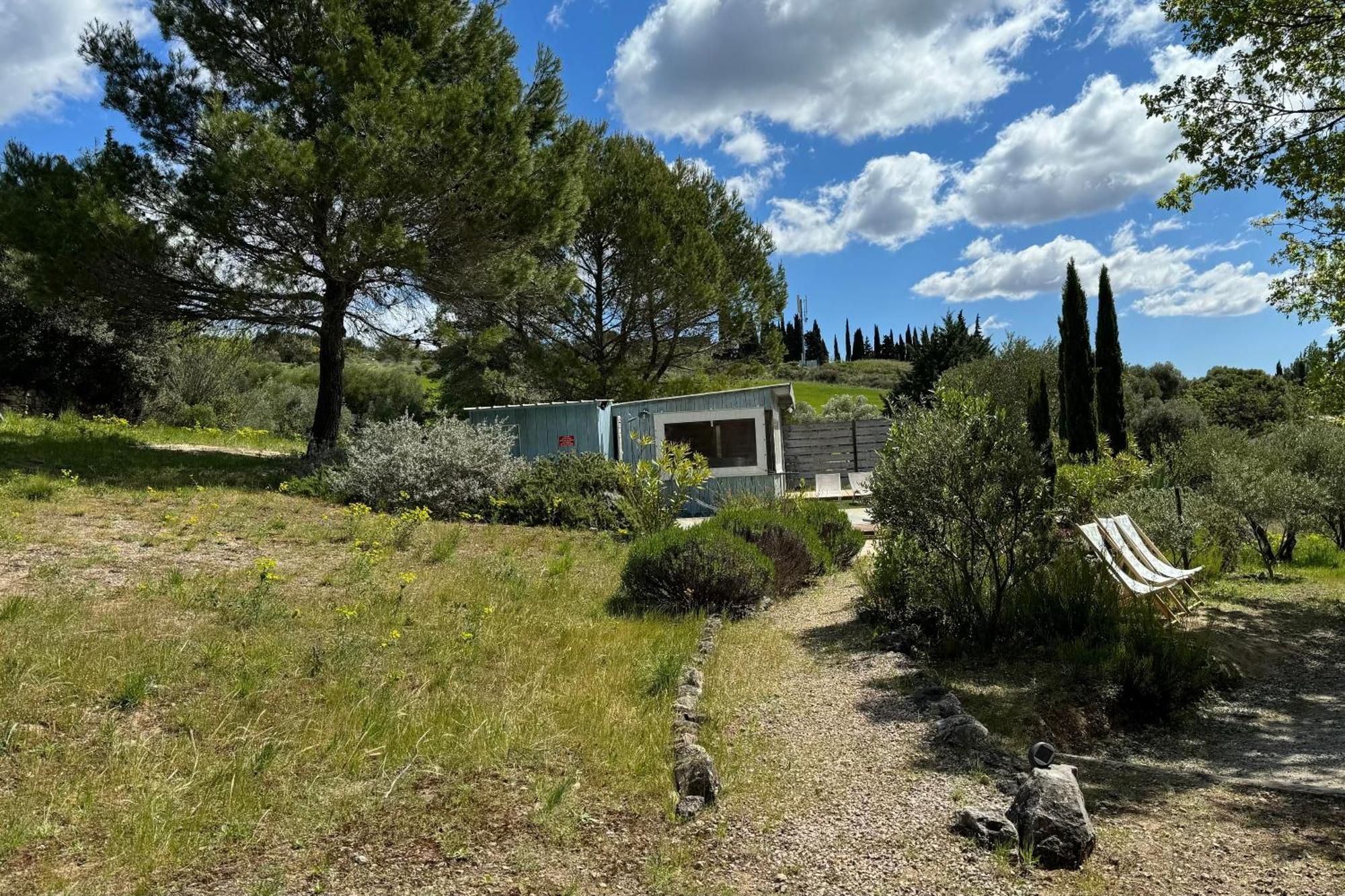 Chambre Tropicale Au Domaine De L'Aven Villeneuve-Minervois Luaran gambar